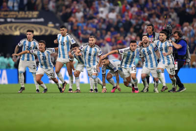 Argentiina juhlii maailmanmestaruutta.