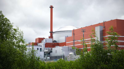Bild av ett kärnkraftverk.