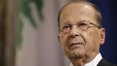  Libanons president Michel Aoun kräver en förklaring av Saudiarabien