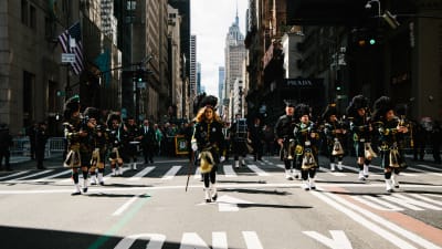 Saint Patrick´s Day-paraden i New York 2019.