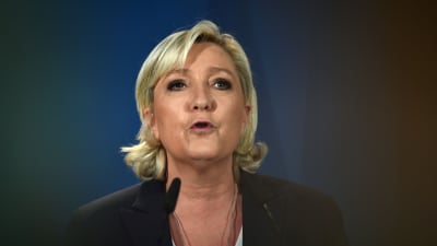 Marine Le Pen, leader du Front National (Front National).