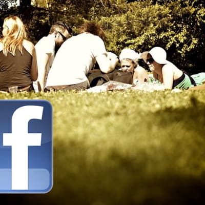 facebook i parken