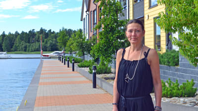 Johanna Harkimo som sitter i ledningen för bolaget Sipoonranta.