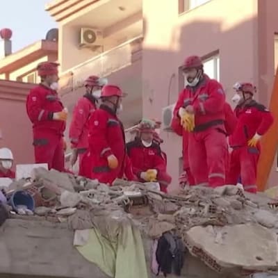 Jordbävning i Turkiet 30.10.2020