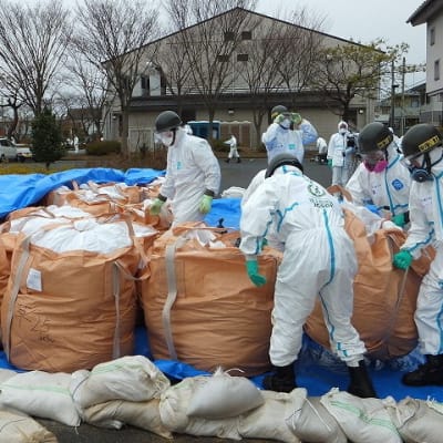 Radioaktivt avfall efter kärnkraftskatastrofen i Fukushima