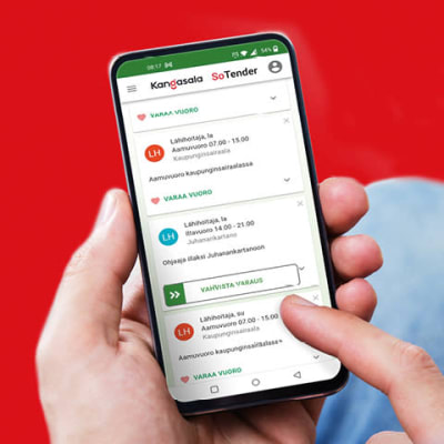Kangasalan kunnan työpaikkojen mobiilivarausjärjestelmä