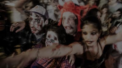 Zombiewalk i Tel Aviv.