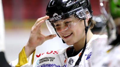 Kärpäts Rasmus Kupari under en ligamatch i januari 2018.