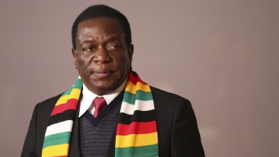 Zimbabwes president  Emmerson Mnangagwa 