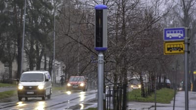 Trafikövervakningskamera i Borgå