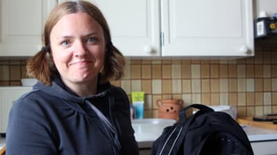 Jenni Klippa är hemvårdare i Helsingfors