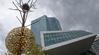 ECB:s huvudbyggnad i Frankfurt