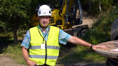Magnus Nylander, vd för Borgå elnät