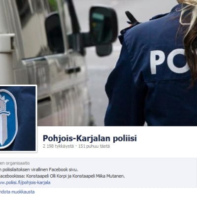 Pohjois-Karjalan poliisin Facebook-sivut