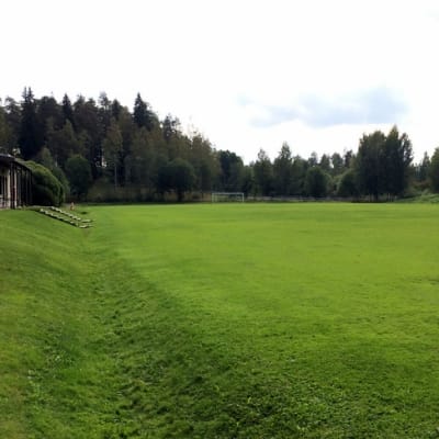 Rauhalahden jalkapallokenttä syyskuussa 2018.