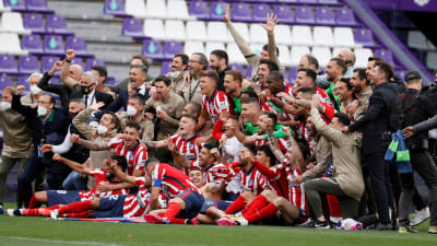 Atletico Madrid firar titeln.