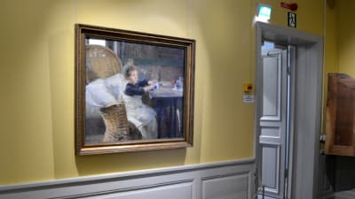 Helene Schjerfbecks målning Konvalescenten.