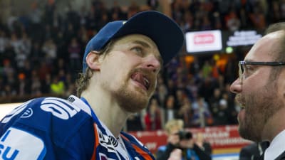 Pekka Saravo, efter guldet 2016.