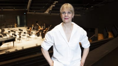 Helsingfors stadsorkesters chefsdirigent Susanna Mälkki.