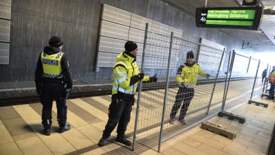 Polis i Malmö 3.1.2016.