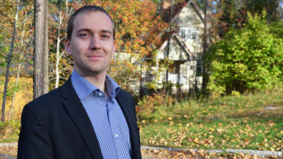 Christoffer Masar i höstlandskap