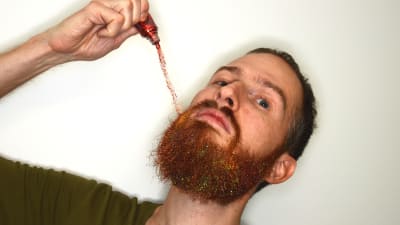Petter Sandelin med glitter