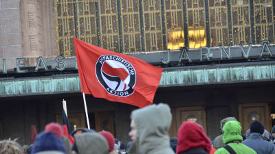 En antifascistisk demonstration