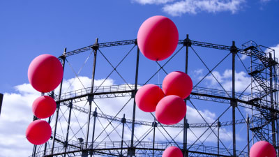Ballonger på Flow-festivalen 2015.