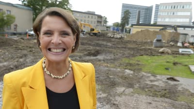 Anne Berner, ordföranden för det nya barnsjukhusets stödstiftelse