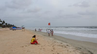 Strand i Goa i maj 2020
