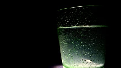 glas med vatten