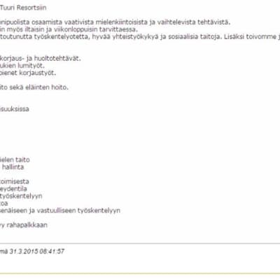 Työpaikan tiedot MOL:in sivulta