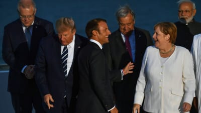 Stämningen mellan världsledarna var klart mer avslappnad under årets G7-möte