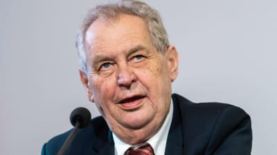 Tjeckiens president Milos Zeman