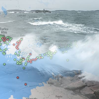 Saltvatten väller in över Östersjön