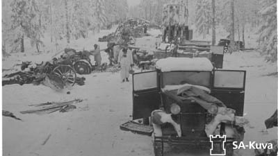 Destruktionen vid Raatevägen under vinterkriget
