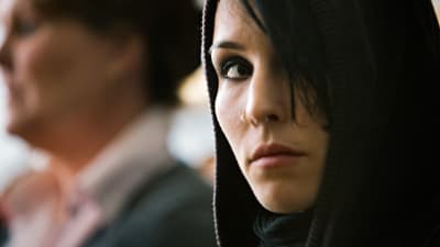 Noomi Rapace som Lisbeth Salander i filmen Män som hatar kvinnor.
