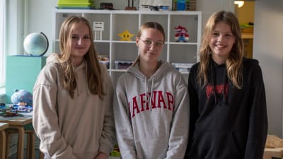 Melina Backman, Julia Kullberg och Natalie Wester.
