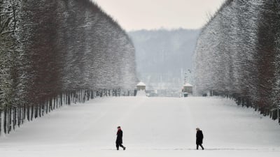 Versailles intäkt i snö