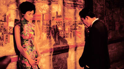 Maggie Cheung ja Tony Leung elokuvassa In the Mood for Love.