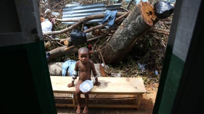 FN vädjar om nödhjälp till 1,4 miljoner haitier. Katastrofen efter orkanen Matthews förvärras av en koleraepidemi som sprids snabbt, särskilt bland barn