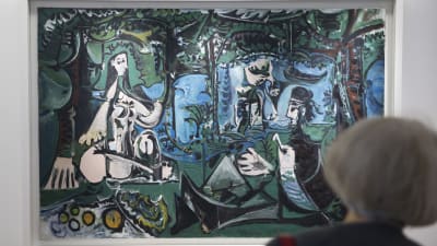 Le déjeuner sur l'herbe (d'après Edouard Manet) av Pablo Picasso.
