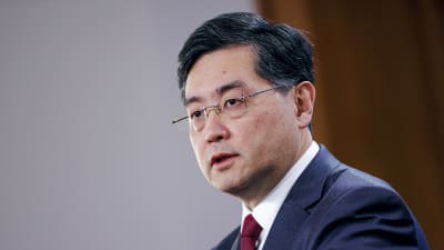 Kinas före detta utrikesminister Qin Gang.