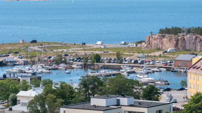 Segelbåtar på Hangö regattan