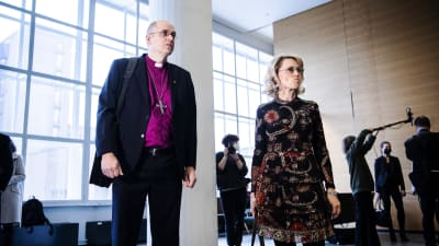 Päivi Räsänen och Juhana Pohjola.