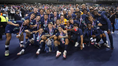 PSG firar titeln i franska cupen.