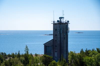 Radartorn på Jussarö