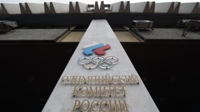 Bild utanför Rysslands olympiska kommitté.