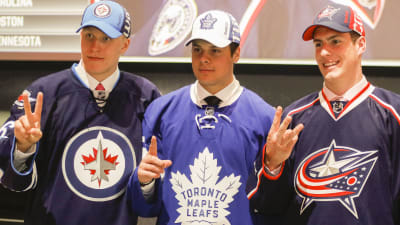 Auston Matthews och Patrik Laine reserverades som etta och tvåa i NHL-draften i somras.