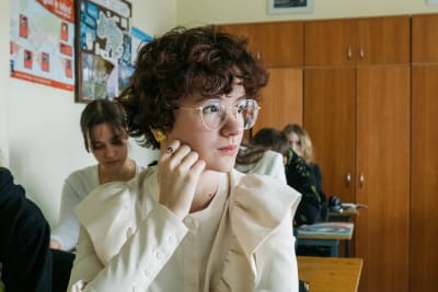 Sofia är elev i skola nummer 240 i Kiev
